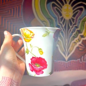 222 Fifth PTS International Fine China Floral mug